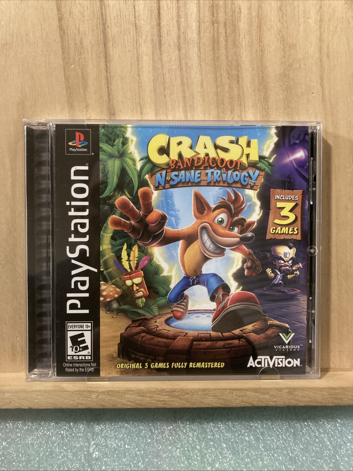 Crash Bandicoot N. Sane Trilogy - Ps1 Ps4 EMPLOYEE JEWEL CASE EDITION *RARE*