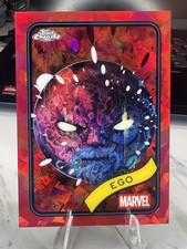2025 Topps Chrome Marvel Ego Red Shimmer Refractor 1/5 Alpha #55 SSP Rare
