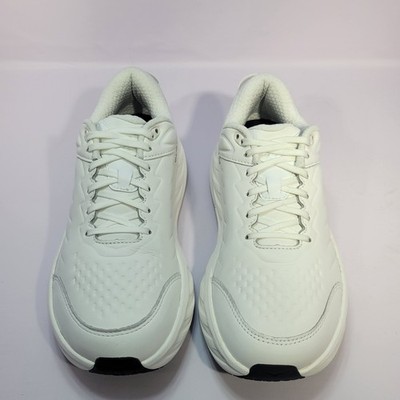 Hoka One One Bondi SR Women's US Size 10 White Leather Slip
