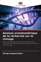 Elango Kopperundevi | Analyse ScientoméTrique De La Recherche Sur Le Clonage