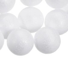 10 Pcs White Foam Balls 1.3 Inch Polystyrene Foam Ball for Crafts