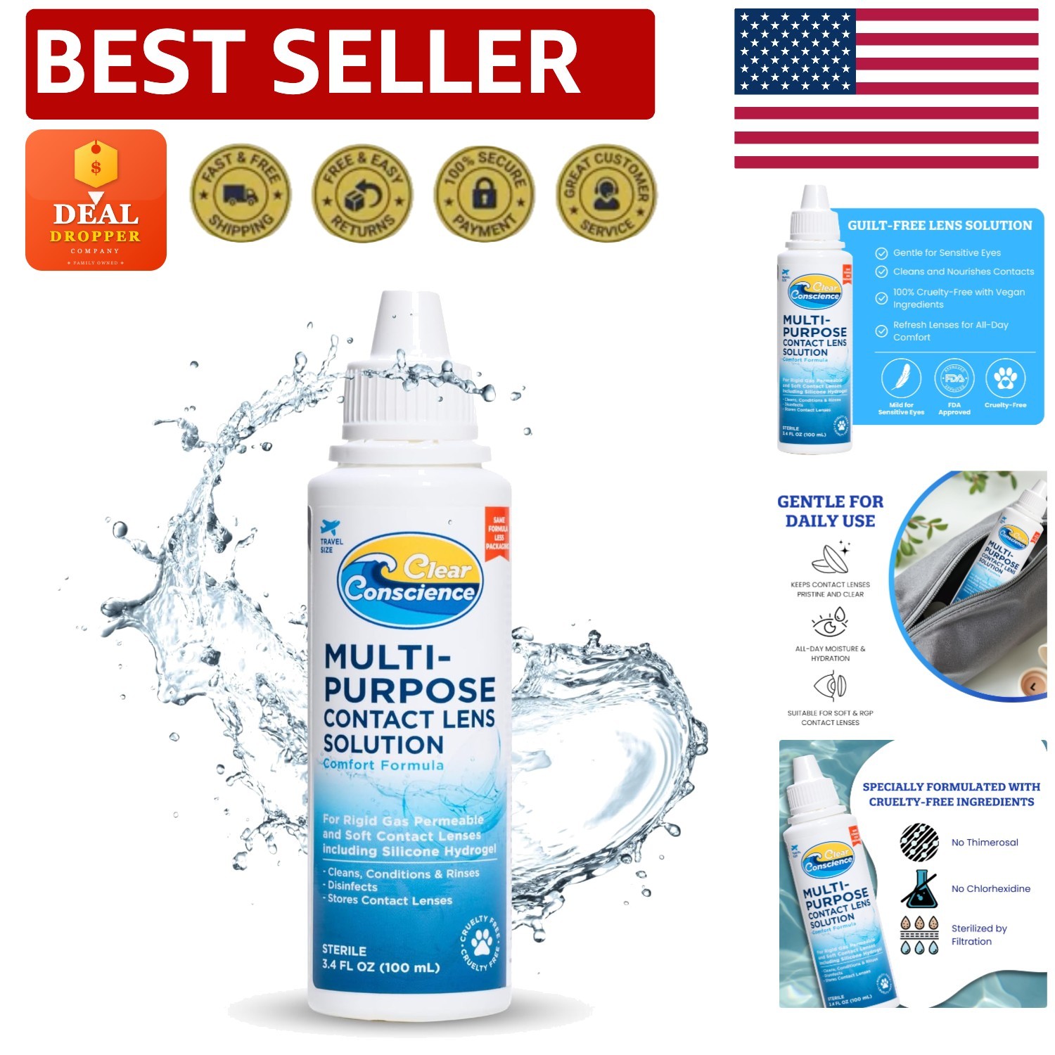3 Fl Oz - Cruelty-free Comfort Formula