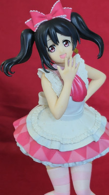 Love Live! Nico Yazawa PVC Anime & Manga Collectible Figure Pink Dress Statue