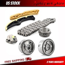 For Hyundai Accent KIA RIO FORTE5 OPTIMA 1.6 Timing Chain Kit + Pair VVT GearFor