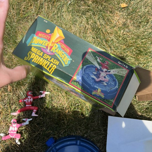 Power Rangers Mega Splash Red Pink 1995 Saban In Box Megazord Dragonzord - Bild 12 von 14