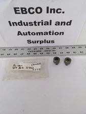 BOSTON GEAR SHAFT COUPLING WITH SET SCREW BORE 3/8 11700, LOT OF 2