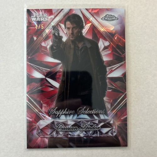 Cassian Andor [Black] #SS-4 Star Wars 2025 Topps Chrome Sapphire Selections card