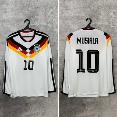 GERMANY 2026 HOME FOOTBALL SHIRT #10 MUSIALA ADIDAS LONG SLEEVE