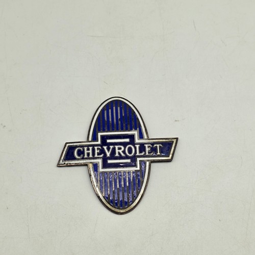 Vtg Original Chevy Emblem 1929 1930 1931 1932 Chevrolet Badge Radiador Grill - Picture 8 of 10