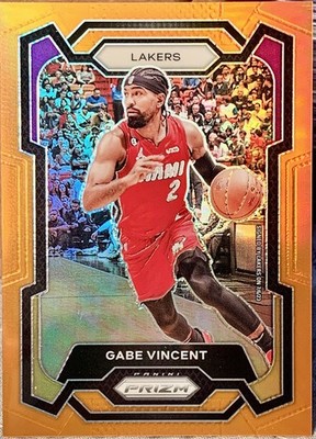 2023-24 Panini Prizm Orange Prizm #225 Gabe Vincent 43/49