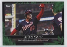 2022 Topps X Juan Soto Postseason Moments Green 52/75 Juan Soto #59 7k6