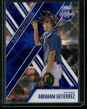 2017 Panini Elite Extra Edition #127 Abrahan Gutierrez Aspirations Blue #/75