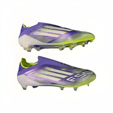 Adidas F50 Elite Laceless FG Purple Soccer Cleats Men's Size 8.5 JH7628