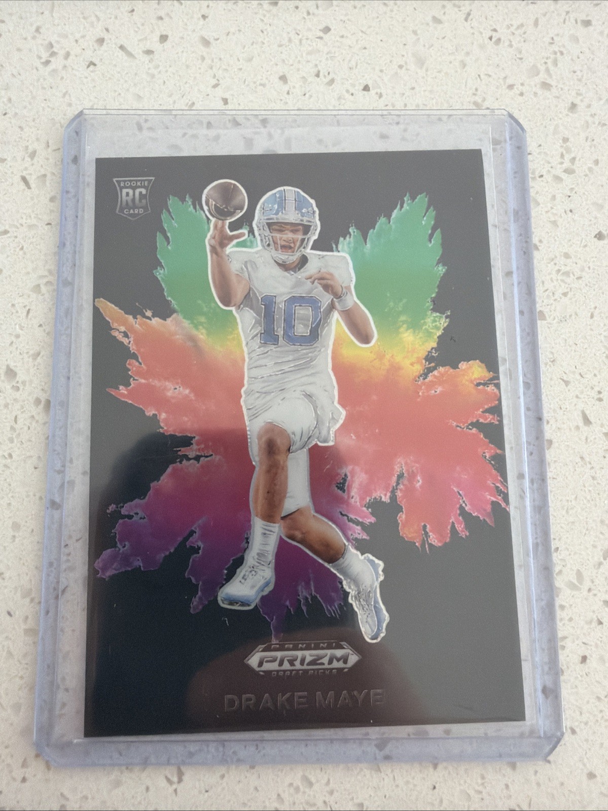 2024 Panini Prizm #CB-4 Drake Maye Color Blast SP Draft Picks SSP Case hit.  