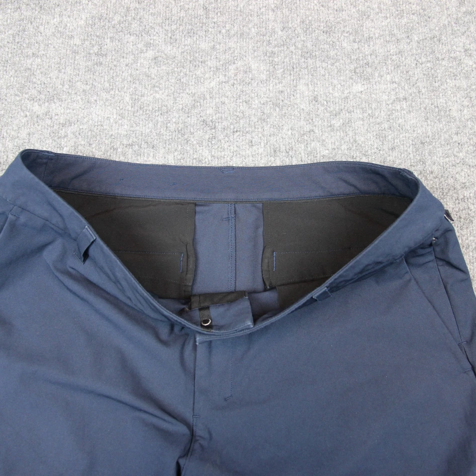 Lululemon Commission Shorts Men's 36 7" Inseam Blue Chino Performance - Image 3 of 4
