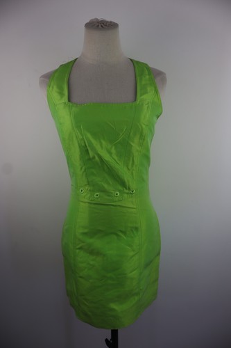 Byblos, Byblos Sleeveless Midi Viscose Vintage Dress, Green, Size 42