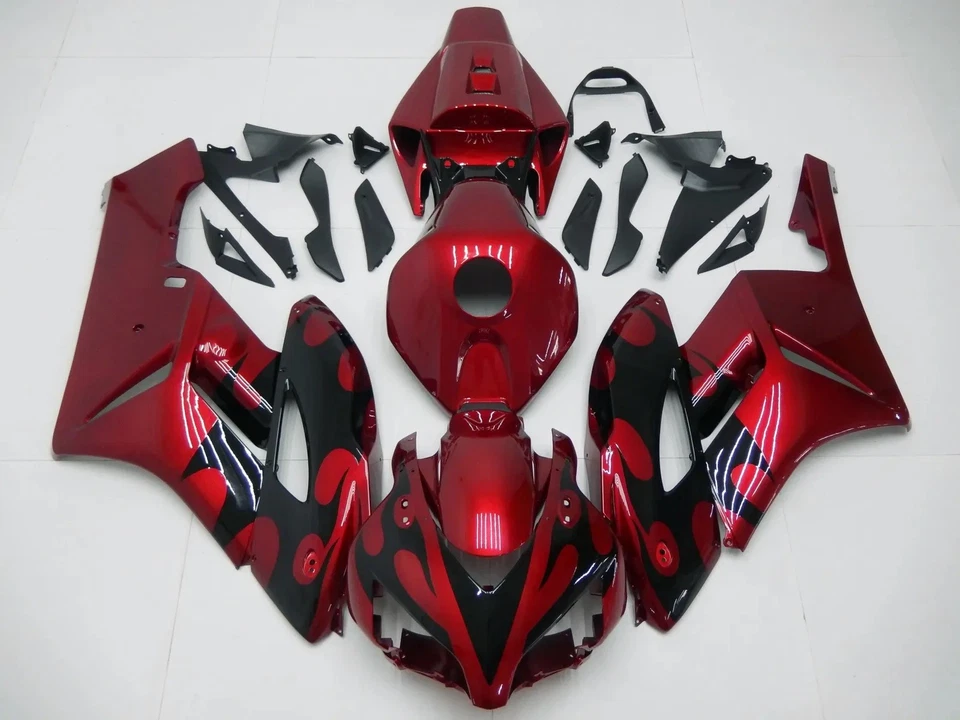 Carenado molde de inyección NTU rojo negro apto para ABS Honda CBR 1000RR 2004-2005 a065 Foto 2 de 4