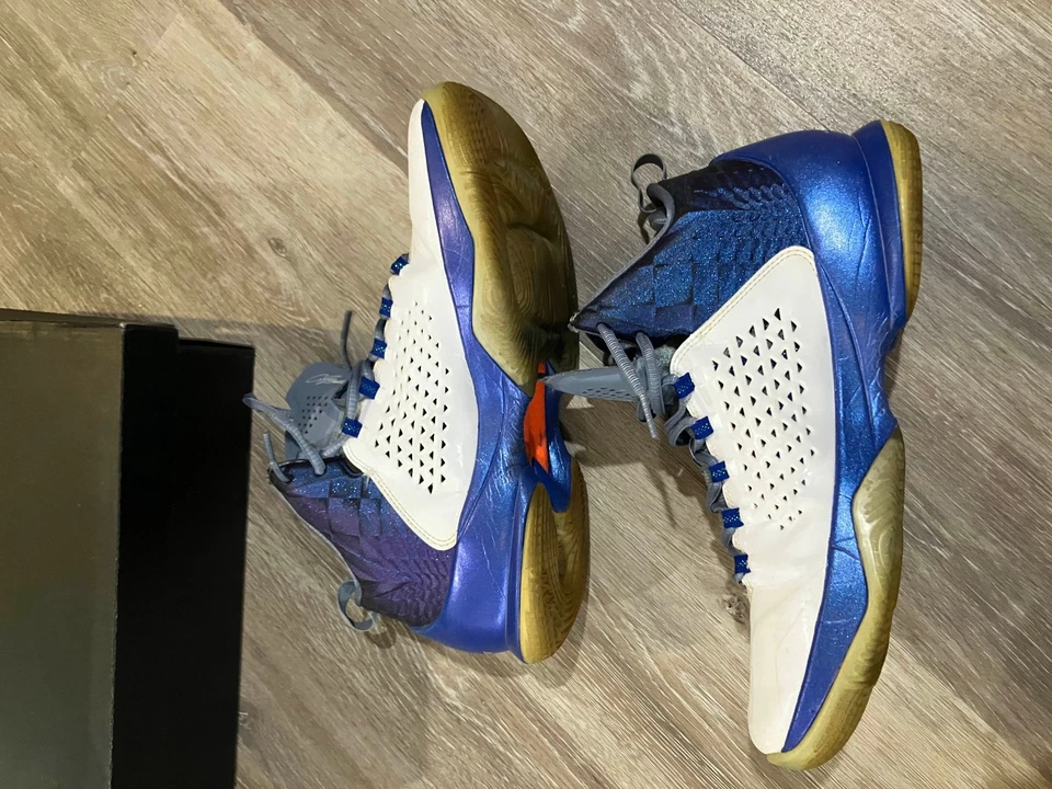 Nike Jordan Melo M11 синий белый серый мужской размер 11 - Изображение 4 из 4