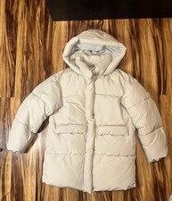 Zara Puffer Jacket Cr me Brand New Youth Size 13/14 with Tags