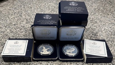 2003 (4) Duck/ (6) Elk National Wildlife Refuge Silver Medal  Comm 060210