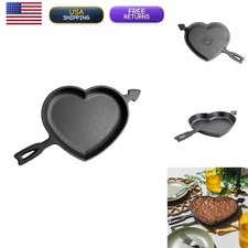 Lodge Seasoned Cast Iron Heart Skillet