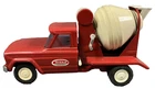 VTG 1960s Red Tonka 9" Pressed Steel Cement Mixer W/Working Drum NEAR MINt Cond.
