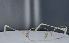 VTG SOPHIA LOREN BEAU RIVAGE 48 057 Womens Gold Oval Eyeglasses FRAMES ONLY