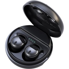 Invisible Sleep Earbuds for Side Sleepers Black Bluetooth 5.3 IPX6 Waterproof