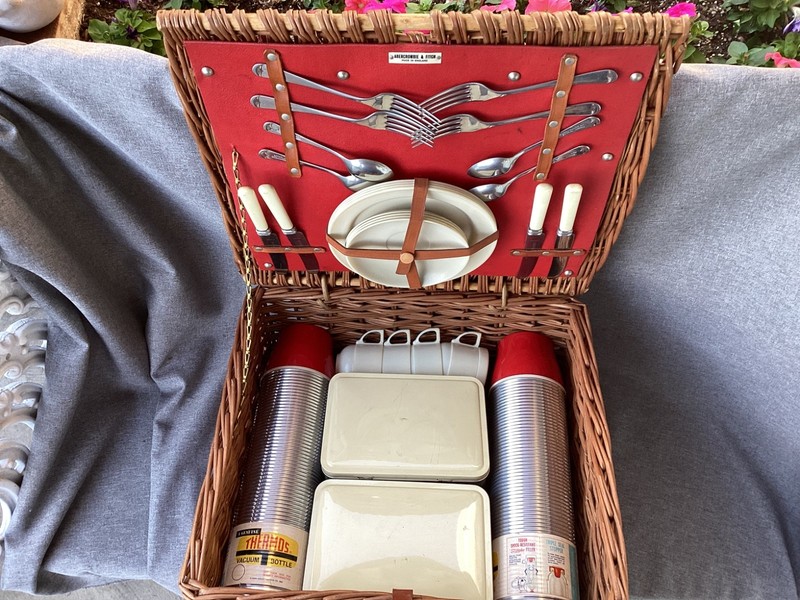 Vintage Abercrombie & Fitch Picnic Set