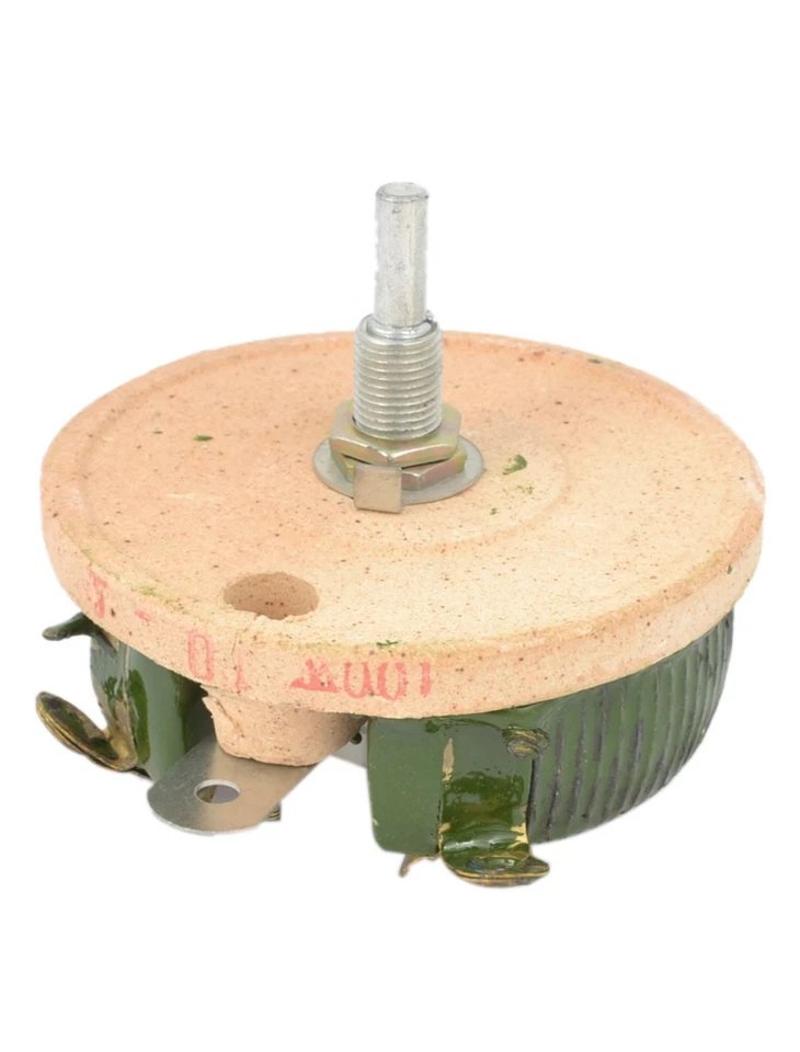 100W 10 Ohm Ceramic Tray Wire Wound Variable Resistor Rheostat - Image 2 of 2