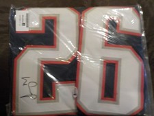 Sony Michel Signed New England Patriots Jersey (Beckett COA) 