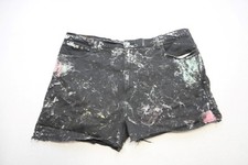Levi's 569 Denim Jean Shorts Stretch Rugged Black Graphic 4" INS Mens Size 44
