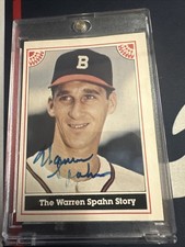 Warren Spahn 1983 Auto