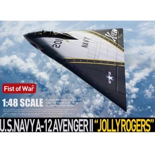 Collect UA48006 1/48 U'S.NAVY A-12 AVENGER II“JOLLY ROGERS” Limited Edition Kit