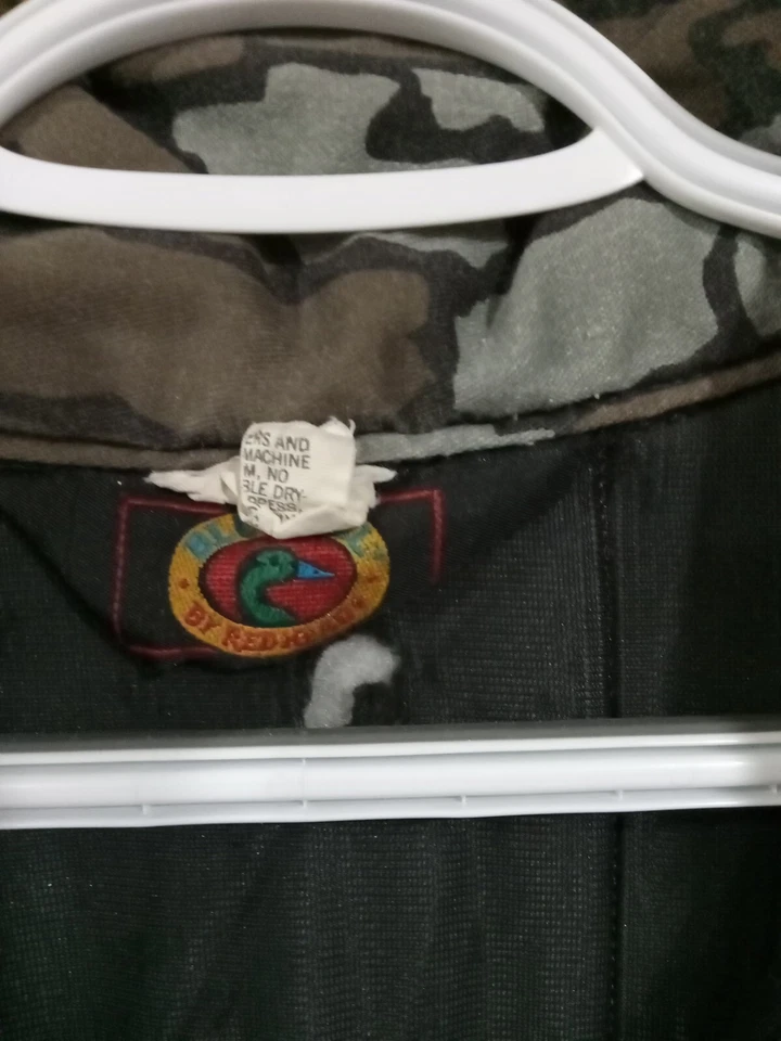 Red Head Mens L Reg Insulated Coveralls Crumley Trebark Camo Hunting  Blue Bill - Image 2 of 4