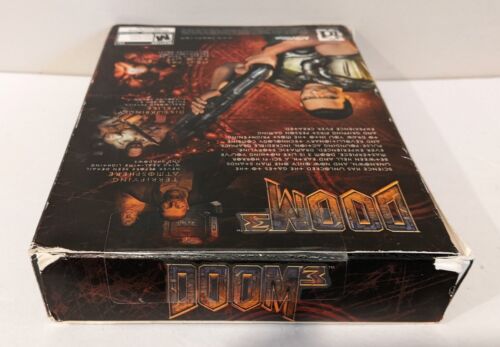 DOOM 3 Box Version PC Game 3 Disc Complete in Box PC CD-ROM 2004 Sealed New - Picture 3 of 6