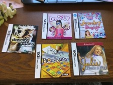 Lot of 5 Nintendo DS Manual Instruction Booklets -