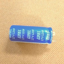 120F Farad . 2.7V Capacitor. Supercapacitor. Ultracapacitor. Very Low ESR.