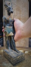 Rare Ancient Egyptian Antique Hathor Statue Goddess of Pharaonic BC Antiques