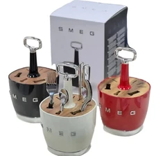 New - SMEG Cutlery Caddy/Holder Only Limited Edition - Cutlery Sold Separately