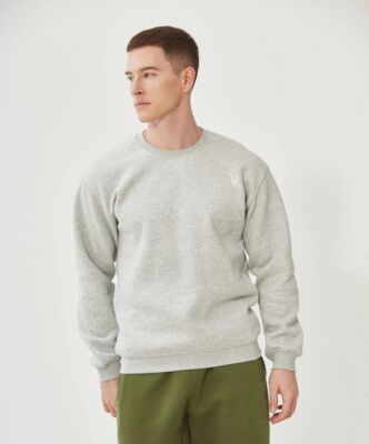 VarietyAthletics Men's Loose Crewneck Warm Fleece Sweatshirt Pullover Blouse