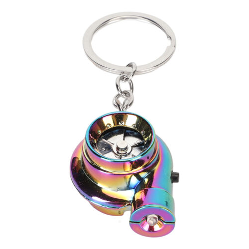 LED Turbo Keychain With Sound And Light Battery Powered Metal Electric A - Picture 1 of 22