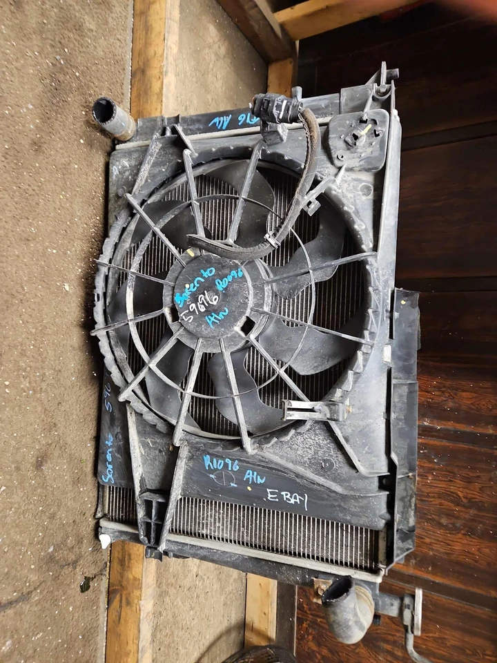 Ventilador/motor cubierta radiador 14-15 KIA SORENTO 13-18 HYUNDAI SANTA FE 2,4 L Foto 2 de 4