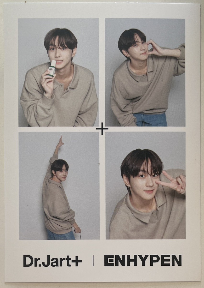 ENHYPEN x Dr.Jart+ Official 4-Cut Photo Photocard Jungwon Sunghoon