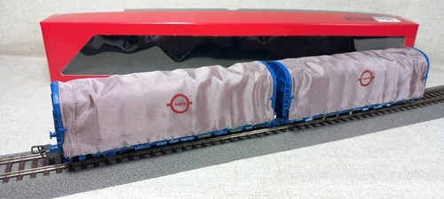Vagón toldos deslizantes Electrotren H0 6100 en caja Au-Box