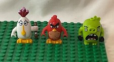 Lego Angry Birds Minifigure Lot of 3 Piggy Red Matilda Minifigs