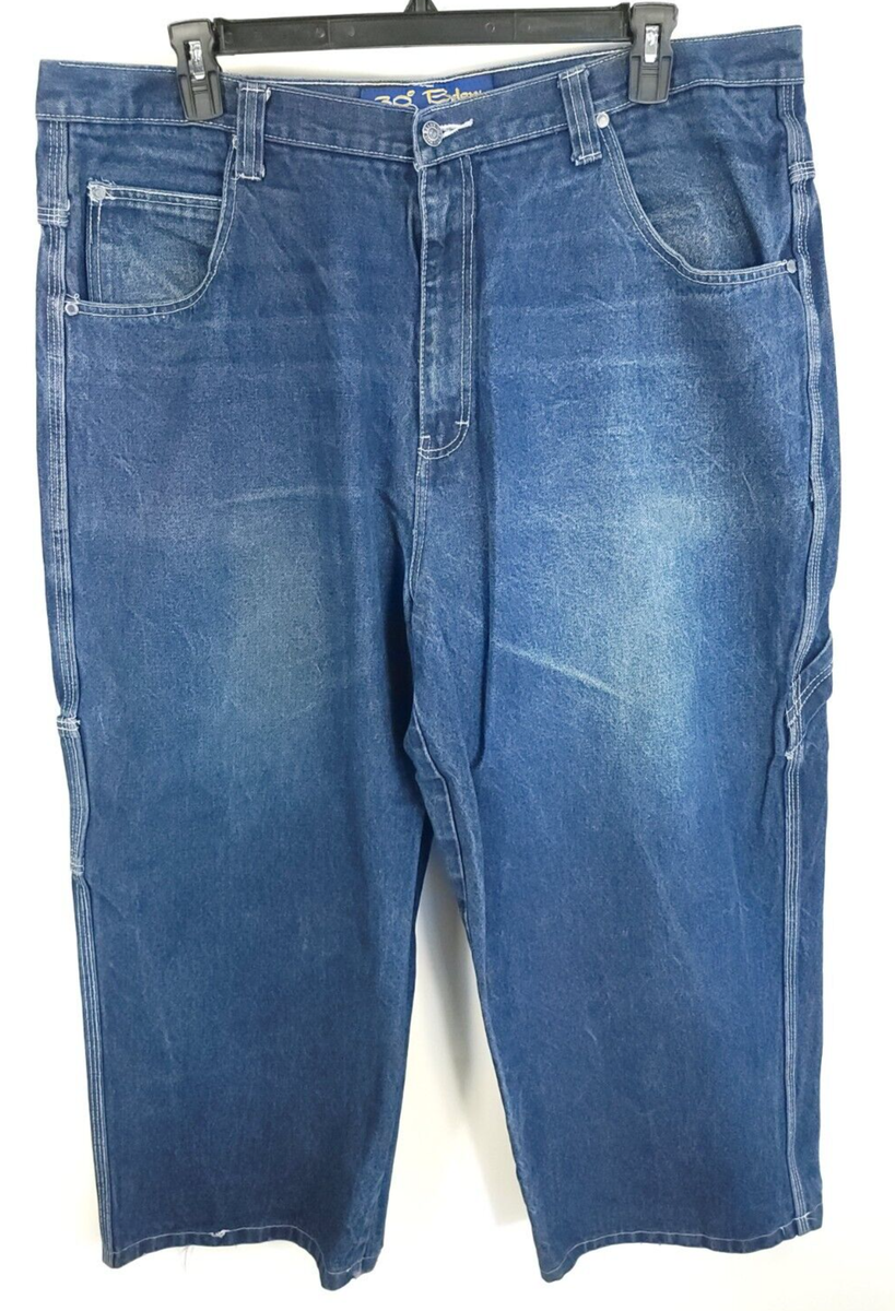 30 Below Denim Carpenter Jeans Men's 44 Pro Tec Blue Fade