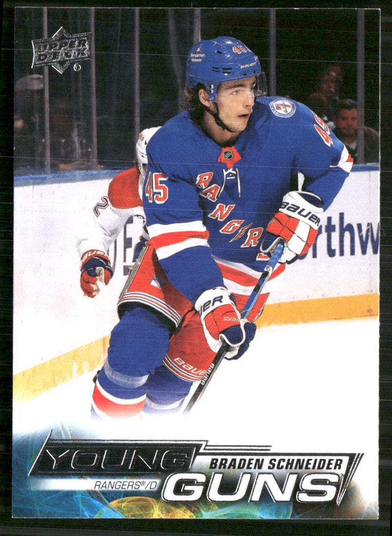 2022-23 Upper Deck Series 1 - Young Guns Braden Schneider #214 (RC)
