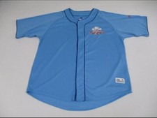 Dynasty Texas Rangers Men's Jersey Size 2XL Blue MLB Short Sleeve Button Up