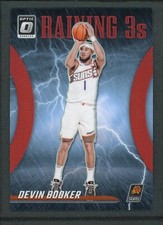2023-24 DEVIN BOOKER 02/99 PANINI DONRUSS OPTIC RAINING 3S RED